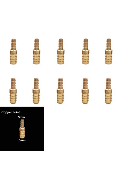 Choice19 10x Copper 5x3 3/5/10pcs Dental Unit Plastic Straight Copper Triple ...