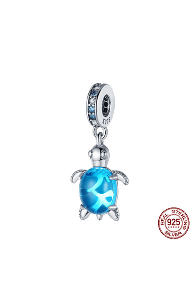 choice2 CMS1558 Hot Sale Charms Beads 925 Sterling Silver Ocean Series: Sea T...