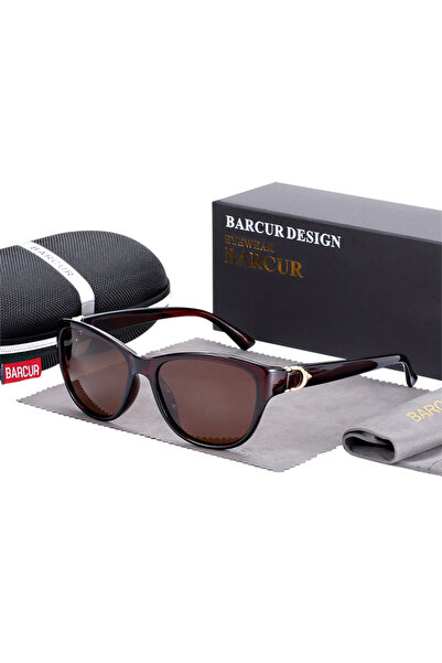 Choice Brown BARCUR TR90 Ladies sunglasses Gradient UV400 Cat Eye Sun Glasses...