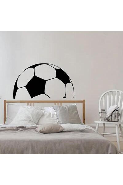 Choice L28cmX16cm Z1716-black 1 pc Incomplete football Wall Sticker Self Adhe...