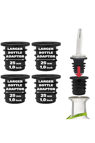 Choice 4PCS 1/4/6pcs Liquor Pourer Adapters Perfect For Large Olive Oil Bottl...