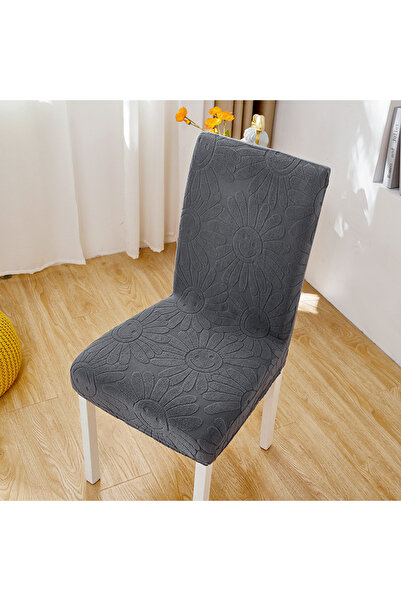 Choice Deep Grey Cute Chair Cover Universal Size Cheap Chair Covers House Sea...