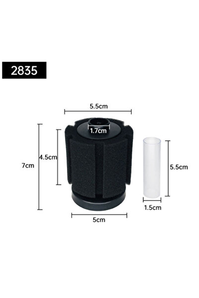 Choice4 1PC XY-2835 Aquarium Filter Sponge Fish Tank Air Pump Skimmer Aquariu...