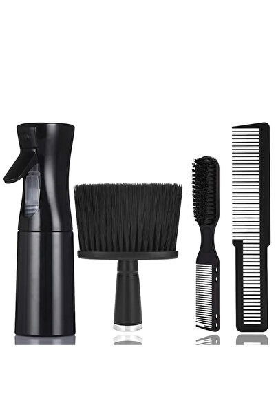 choice2 A-Silver base-4pcs 3/4Pcs Professional Barber Tools Set Spray Bottle ...