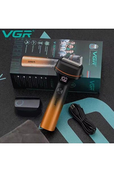 VGR Electric shaver V‑382, Turbo, 800mAh, 3 flexible blades, Waterproof IPX6,...