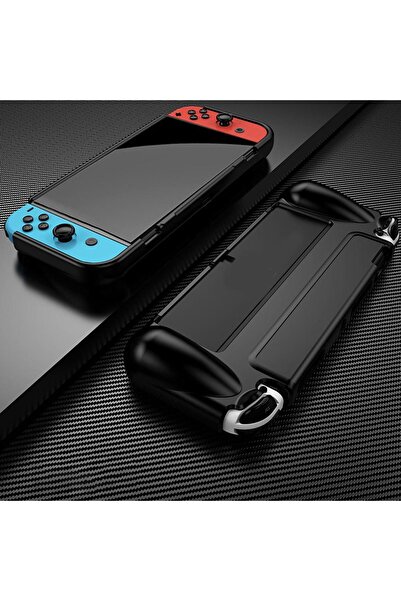 Choice غطاء حماية أسود من السيليكون الناعم لجهاز نينتندو سويتش OLED