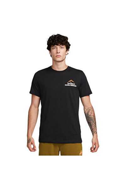 Nike Tricou Dri-FIT Trail cu mânecă scurtă pentru bărbați, M