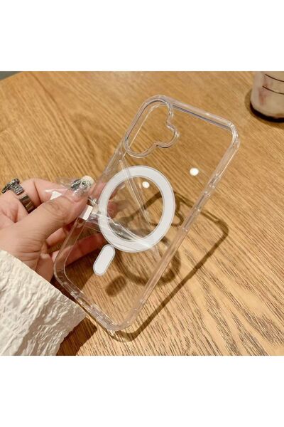 Choice5 جراب فاخر شفاف مغناطيسي مزود بشاحن لاسلكي Magsafe، متوافق مع iPhone 1...