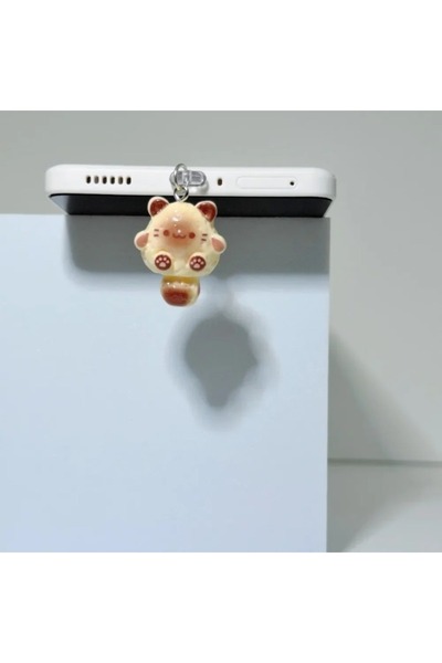 Choice For Type-C 1 Piece of Cat-Shaped Type-C Dust Plug, Cartoon Cat Phone C...