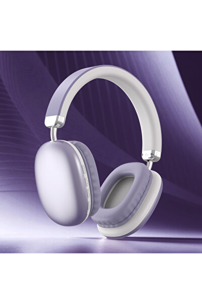 Choice PURPLE Bluetooth Headphones Over Ear Wireless Headset HiFi Music Gamin...