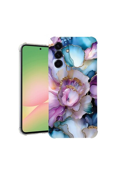 bestcase Husă Antișoc Compatibilă cu Samsung Galaxy A37 5G, Floral - Orhidee ...