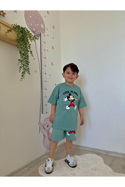 Asortik Kids طقم بدلة رياضية صيفية للأولاد من Cool Plans مكون من قطعتين بنمط ...