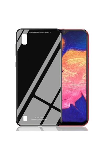OEM Glass Case Samsung Galaxy A10 Μαύρο