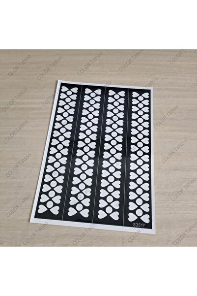 Choice3 S3517 Hollow Henna Tattoo Template Body DIY Painting Tools Henna Flow...