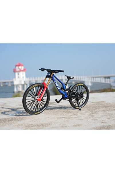 Choice6 39-red 1:8 Scale Alloy Mountain Bike Model – Dual Shock Absorbers&Rem...