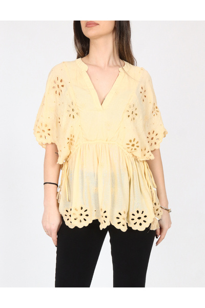 Evendi Blouse, Yellow