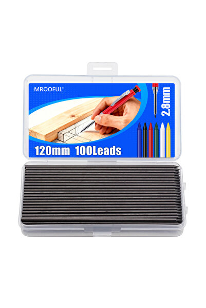 Choice 1box of 100lead New Long 120mm Woodworking Mechanical Pencil Lead Refi...