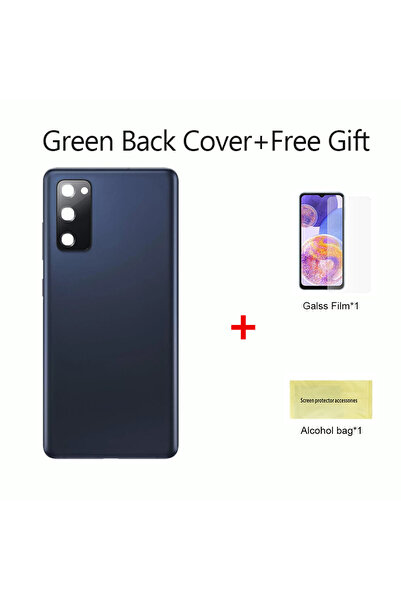 Choice1 غطاء خلفي أسود لهاتف S20FE S20 FE G780F، غطاء بطارية خلفي، غطاء باب خ...