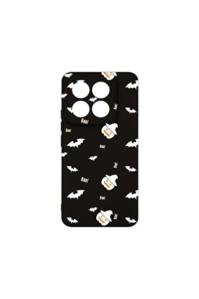 bestcase Премиум силиконов калъф, съвместим с Xiaomi 14 Pro, Хелоуин, Тънък 1...