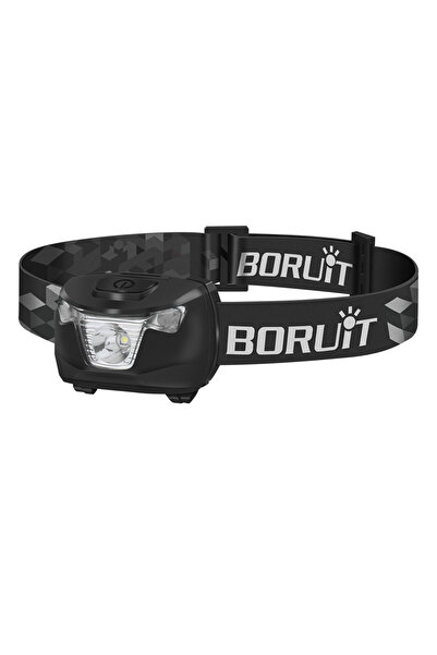 Choice1 مصباح أمامي صغير LED أبيض وأحمر من BORUiT BR01 بدون بطارية، 240 لومن،...