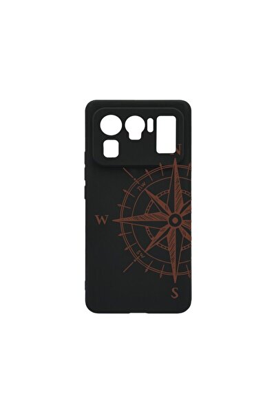 bestcase Тънък силиконов калъф 0.8ММ, съвместим с Xiaomi Mi 11 Ultra, Компас,...