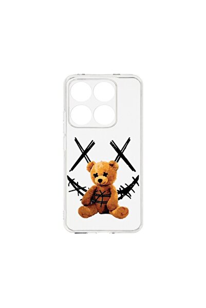 bestcase Калъф за Xiaomi 14T, BestCase™ Прозрачен силиконов 2ММ, Усмивка на п...