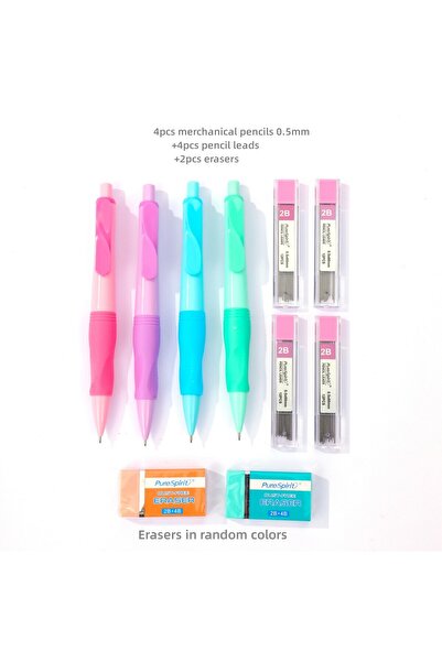 choice2 0.5MM 10PCS 10pcs Mechanical Pencils Set 2B Pencil 0.5/0.7/ 2.0mm Aut...