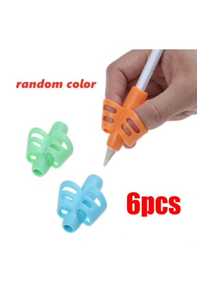 Choice3 6PCS-Random 3-12pcs Children Writing Pencil Pen Holder Kids Learning ...