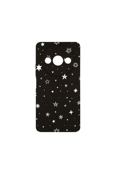 bestcase Θήκη Σιλικόνης Premium, Συμβατή με Xiaomi Redmi A3, Σχέδιο Αστέρια, ...