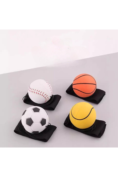 Choice Randomly 4pcs Wrist Elastic Ball with Rope - Fitness Toy for Middle-ag...