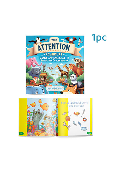 Choice5 Animal World 5PCS The Attention Adventure Books for Kids – Fun Games ...