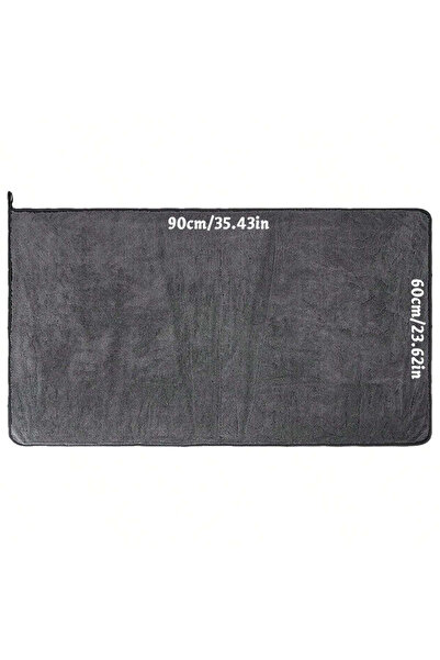 Choice Superfine Fiber black 60x90cm 1 pcs Rafford Dark gray car microfiber t...