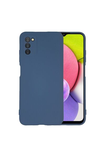 Sonique Θήκη Σιλικόνης My Colors Samsung Galaxy A03s Μπλε Σκούρο