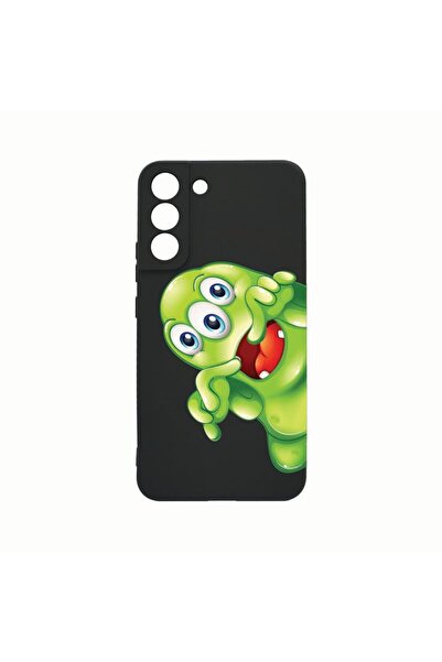 bestcase Husa Silicon, Compatibila Cu Samsung Galaxy S21, Green Monster, Rezi...