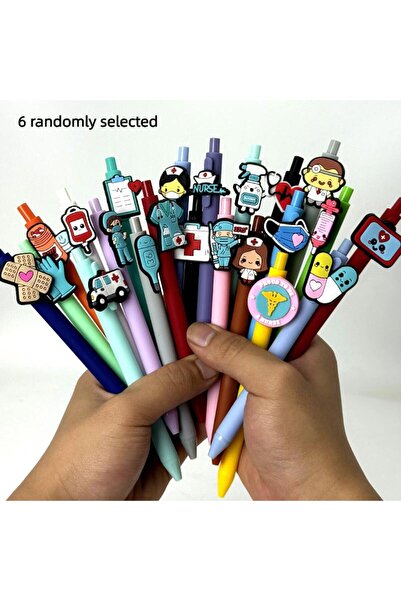 Choice7 أقلام جل قابلة للسحب A5، 6/10 قطع، مثالية لكتابة السجلات الطبية، هدية...
