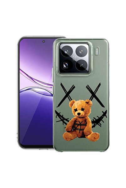 bestcase Прозрачен тънък силиконов калъф, съвместим с Xiaomi 15 Pro, Усмивка ...