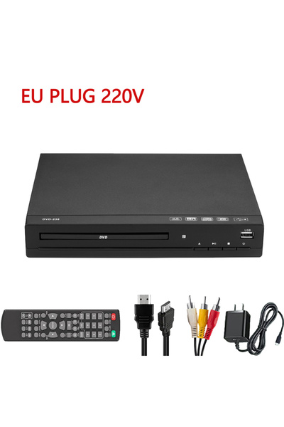 Choice EU PLUG 220V DVD Player 1080P HD Discs Player Home Multimedia HDMI CD ...
