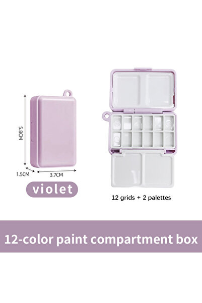 choice2 علبة ألوان متنوعة للرسم من نوع Violet-12، علبة ألوان للسفر تحتوي على ...