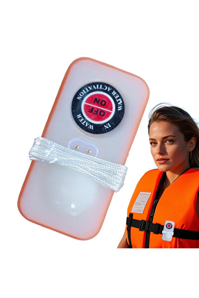 Choice As picture Boats Life Vest LEDs Light ABS Water Activated High Intensi...