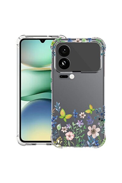 bestcase Husă Antișoc Compatibilă cu Xiaomi 17 Pro, cu Design Fluturi și Flor...