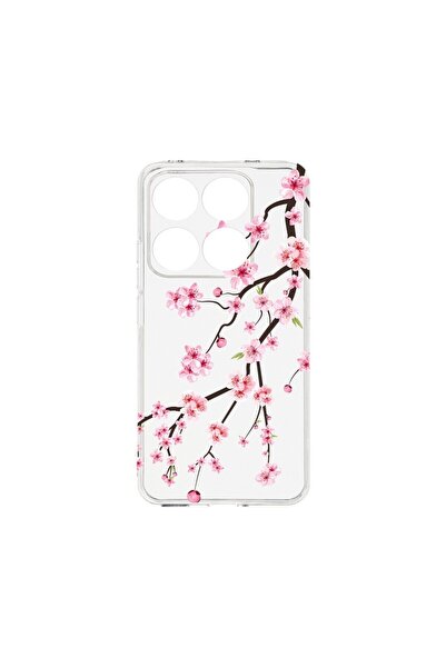 bestcase Θήκη για Xiaomi 14T, BestCase™ Διαφανής Σιλικόνη 2MM, Ιαπωνικό Κερασ...