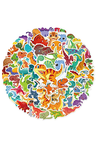Choice 60pcs 60Pcs Cartoon Cute Dinosaur Graffiti Stickers Decal For Laptop P...