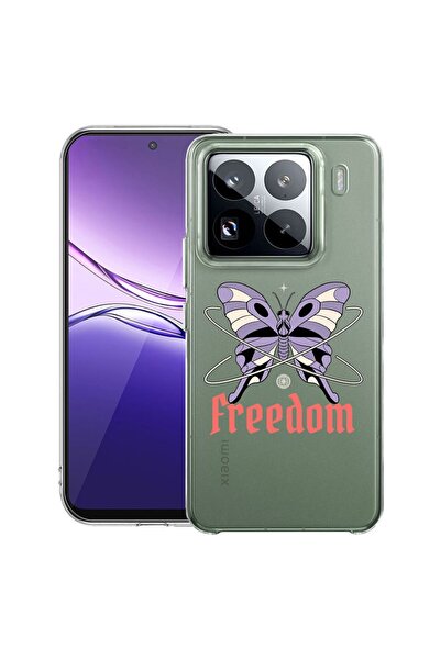 bestcase ¬Æ Husa Clear Slim Silicon Compatibila cu Xiaomi 15, Freedom - Butte...