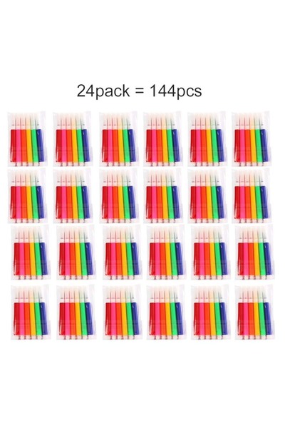 choice2 24pack 4/8/12/24pack Mini Watercolor Pens 6-Color Drawing Markers Sui...