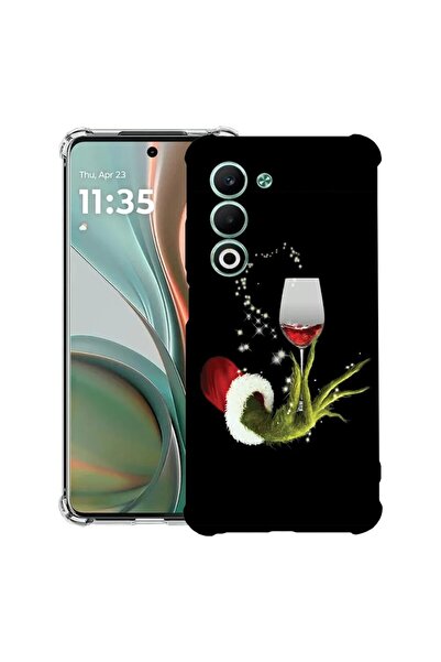 bestcase Husă pentru Xiaomi Redmi 15 5G (169 MM) cu design Grinch de Crăciun,...