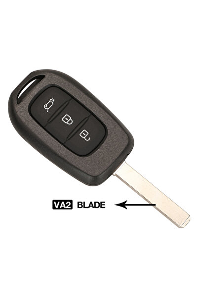 Choice4 غلاف مفتاح سيارة عن بعد بثلاثة أزرار VA2 Blade jingyuqin 2/3 BTN لرين...