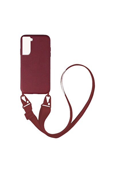 Sonique Θήκη Σιλικόνης με Strap CarryHang Samsung Galaxy S22 Plus Μπορντό