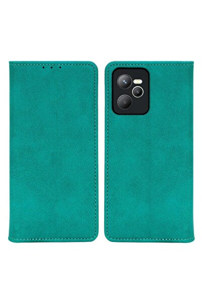 Sonique Θήκη Πορτοφόλι Vintage Magnet Wallet Realme C35 Βεραμάν