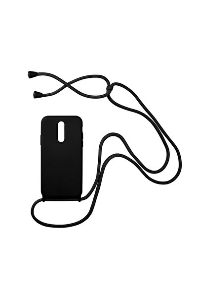 Sonique Θήκη Σιλικόνης με Κορδόνι CarryHang Xiaomi Redmi 8 Μαύρο