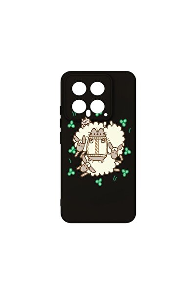 bestcase Премиум силиконов калъф, съвместим с Xiaomi 14, Заек-агнета, Тънък 1...